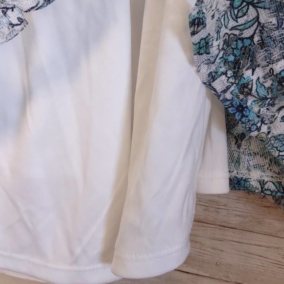 NY Collection Petite Floral Lace A Line Dress P XL - Picture 8 of 10